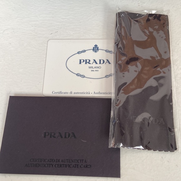 Prada Frames Glasses Certificate Of Authenticity Case Included - Picture 8 of 10